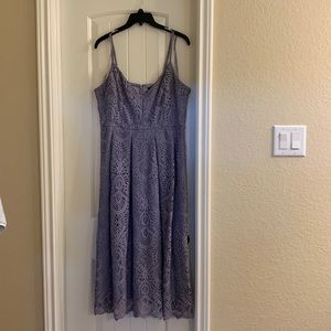 Lavender Gianni Bini lace dress - size 12 - EUC